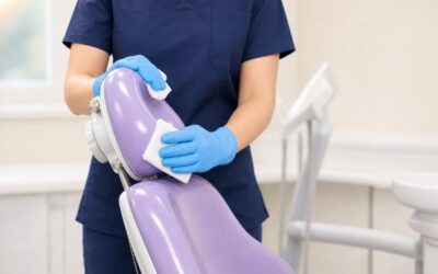 How to clean a dental chair between patients